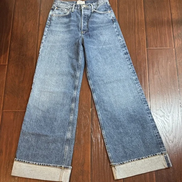 Agolde Denim Wide-Leg Jeans - Picture 3 of 13